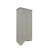 Triangular Corner Cabinet With Adjustable Shelves And Stylish Doors-1207575011