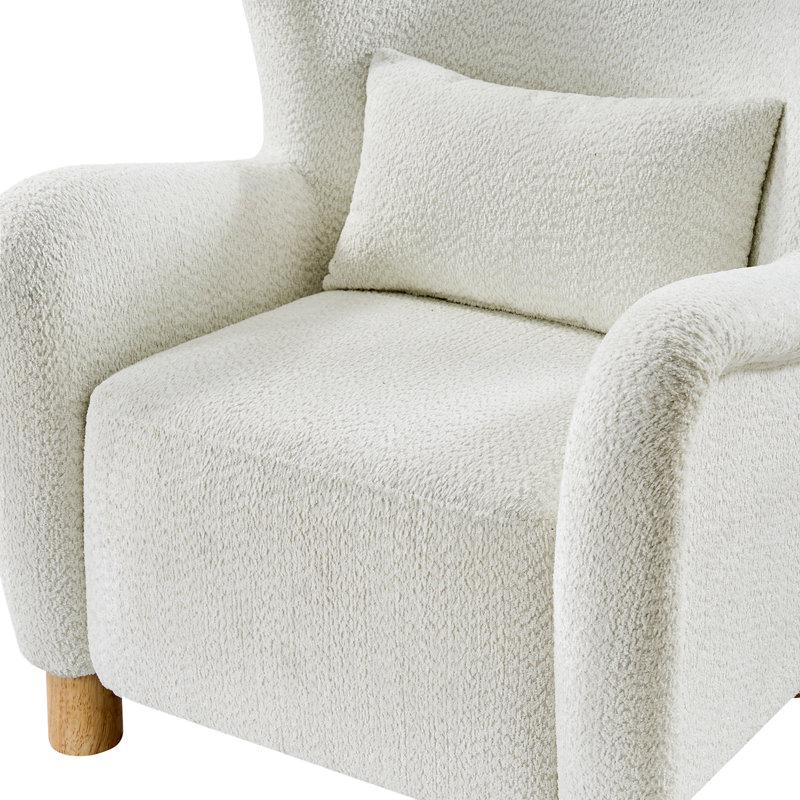 Fauteuil à oreilles Walbert, Albâtre