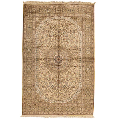 Hand Woven Silk Oriental Area Rug