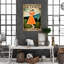 «A Lady Who Plays Golf», impression rectangle 1 pièce «A Lady Who Plays Golf», reproduction d'art graphique sur toile tendue-573852084