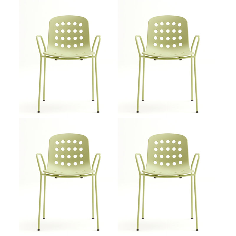 Fauteuil Holi, Gris olive