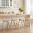 24.25" H Backless Solid Wood Counter Stool with Footrest-1797403527