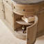 Louise Solid Oak Free-standing Vanity Unit-124445776
