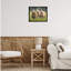 «Sheep Grazing in Grass», art mural encadré sur toile flottante par Sundance Group, LLC.-1906410149-1906410139