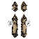 Nostalgic Warehouse Victorian Entry Set with Crystal Egg & Dart Knob