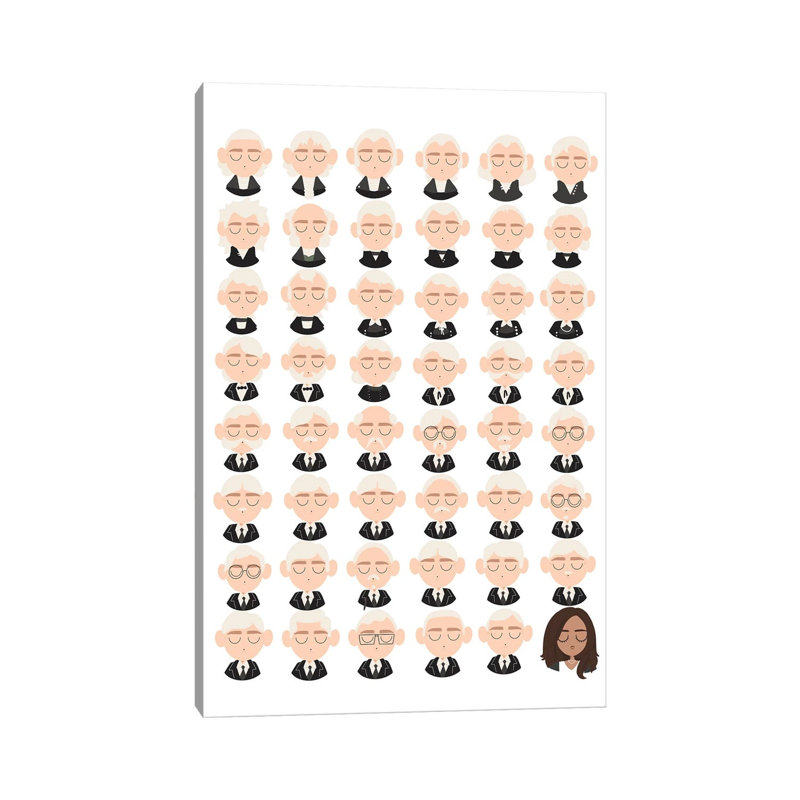 Vice Presidents Chart by The Beau Studio - Wrapped Canvas Print, 101.6 cm H x 66.04 cm W