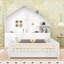 Lit plateforme avec tiroirs et tablettes Ove-1036979699-1036979696