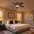 Karlena 52'' Ceiling Fan With Led Lights And Remote Control-116574024-116574026