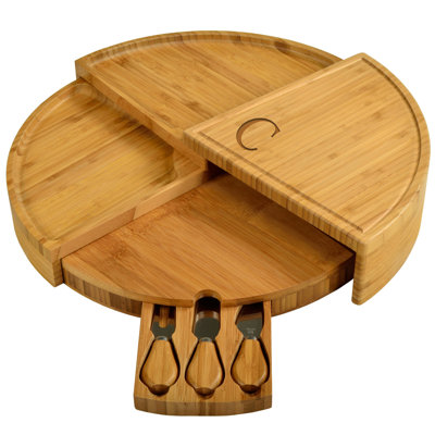Monogrammed 4 Piece Charcuterie Board