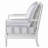 Upholstered Stripe Accent Chair