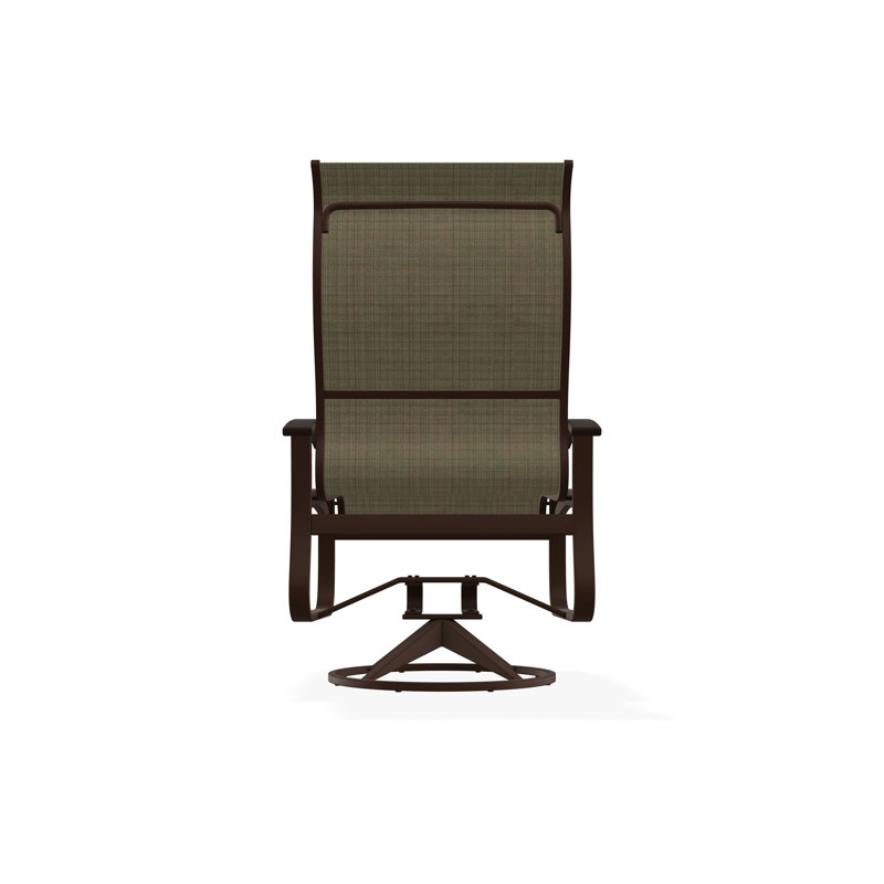 Belle Isle Outdoor Dining Chair, Elevation Stone, Kona
