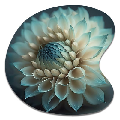 Spahr - Dahlia Drop Shape Assymterical Metal Wall Art