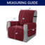 Housse matelassée et réversible pour fauteuil inclinable-50890887-50890292