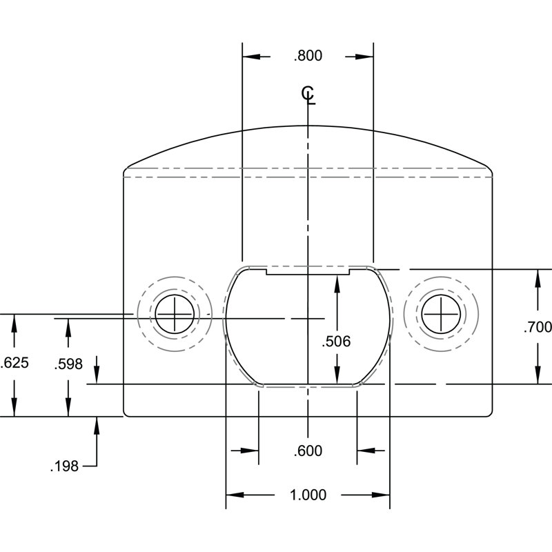 Prime-Line Latch Strike Plate, Matte Black Finish