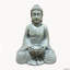 Statue de Bouddha en oxyde de magnésium pour jardin, sculpture résistante aux intempéries pour la décoration de cour extérieure