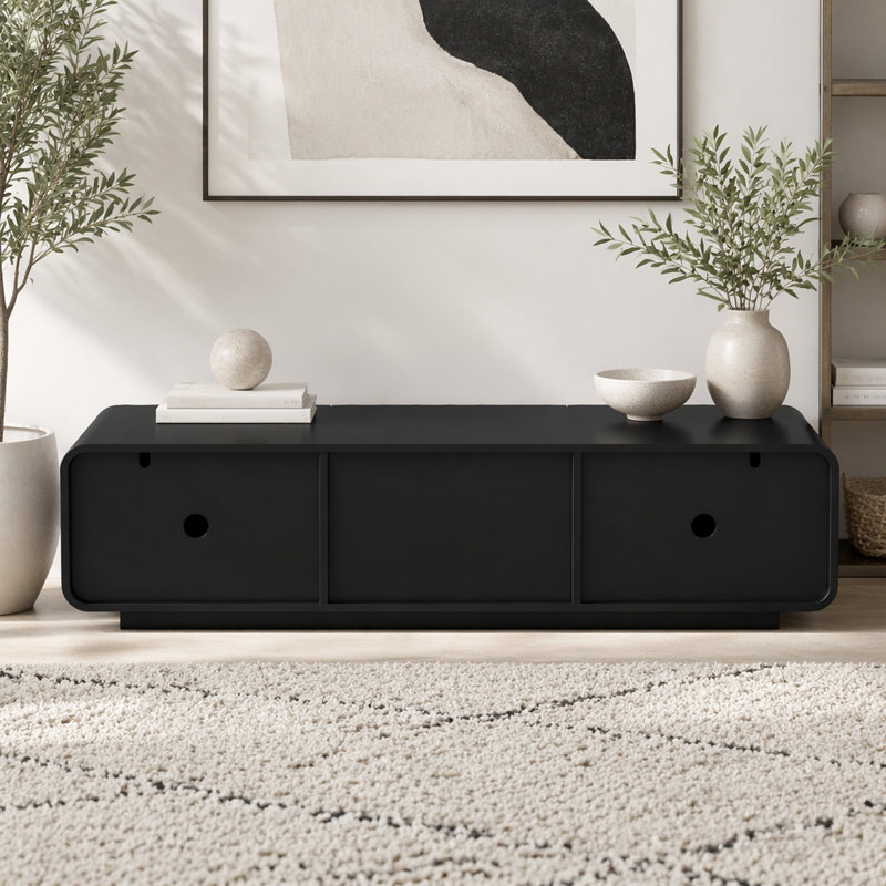 Meuble télé 58 po, Black