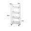 Barbonne 100 cm H x 36 cm W Utility Cart-1822233427