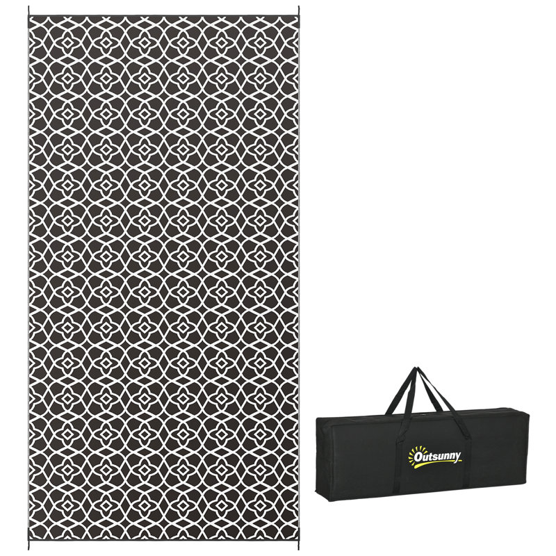Reversible Outdoor Rug, Rectangle 18' x 9'