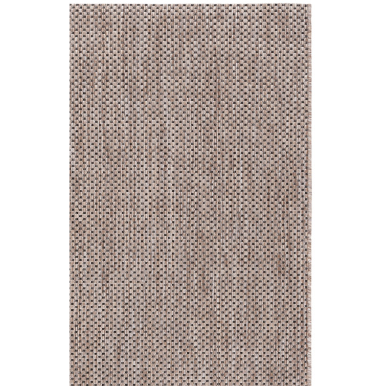Debriana Performance Solid Color Indoor/Outdoor Area Rug