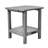 2-Tier Storage Adirondack Side Table,Grey
