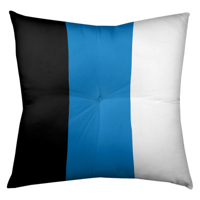 Striped Reversible Throw Pillow