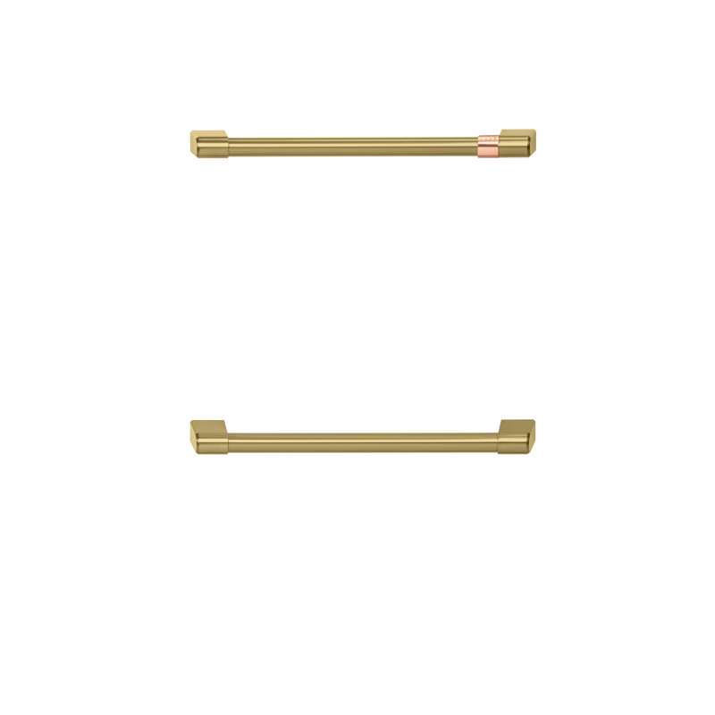 Double Drawer Handle Kit, Brushed Brass