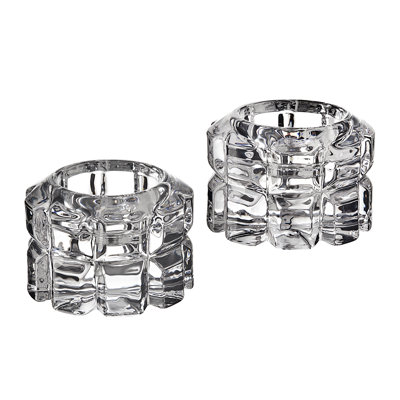 Ensemble de porte-votives en cristal Astor