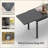 Patio Dining Expandable Table, Metal Aluminum Outdoor Table For 6-8 Person Rectangular Table For Garden Lawn Porch Bistro(1 Table)-126090371-126090372