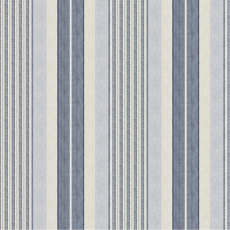 Escot Blue Peel and Stick Wallpaper, Blue