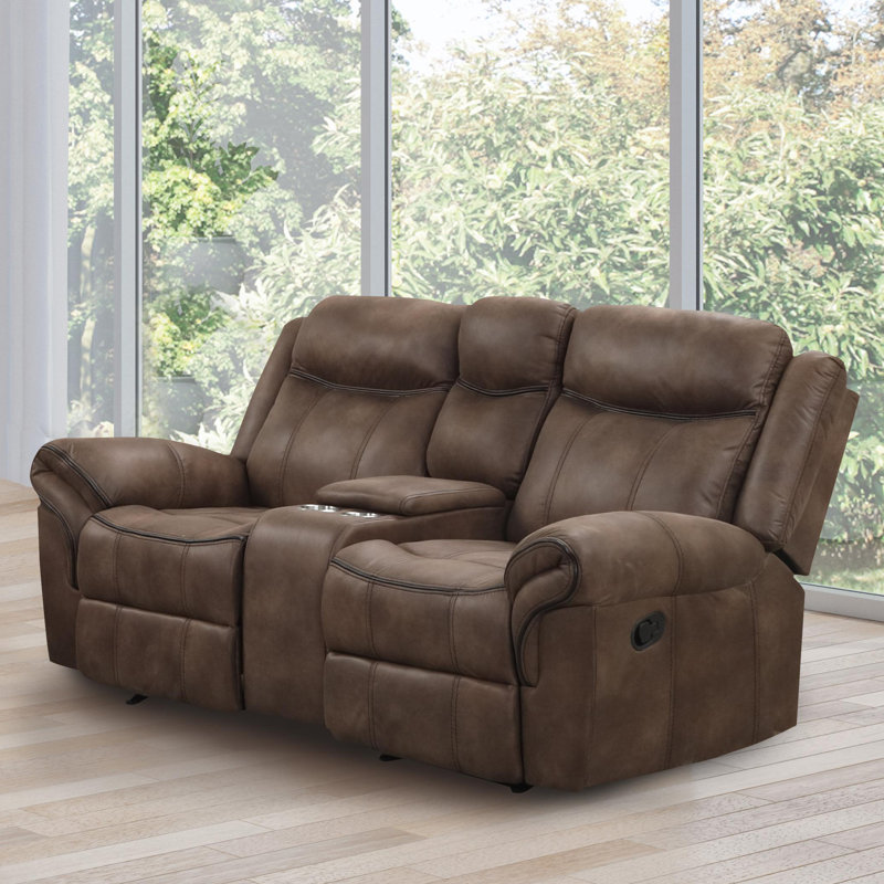 Caenas Upholstered Recliner, Brown