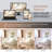 Rafael 79.5" Modern 3-In-1 Convertible Sofa Bed-770258608