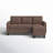 Azura 76.4“ Sofa Couch with Ottoman-1427074613