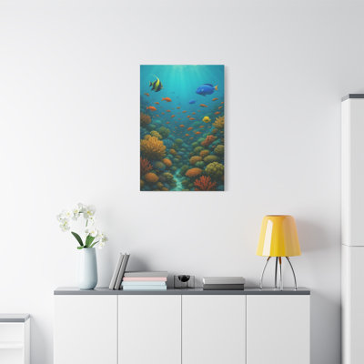 Apel Single Picture Frame Print on Canvas