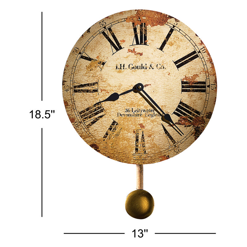 Wood Pendulum Wall Clock