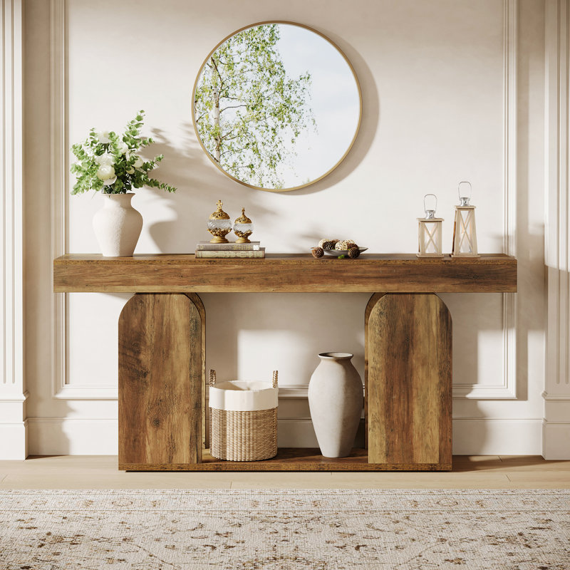 Console de style rustique 70,9 po Gouldner, Brun rétro