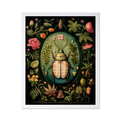 Fleurs et coléoptère No2