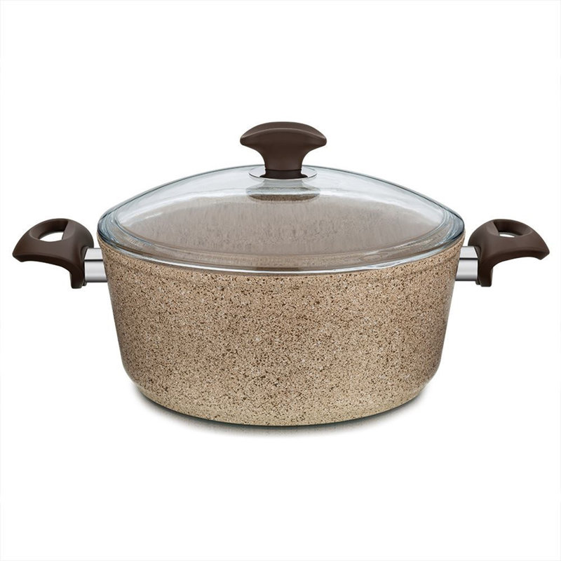 East Urban Home Jada Pot standard avec couvercle, 20 cm