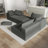 Modern Upholstered Sectional Sofa Couch Set-1595895372