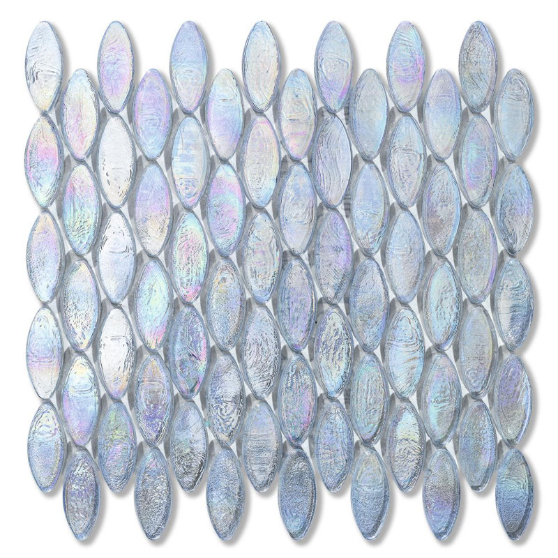Cashmere 7/8" x 7/8" Domes Glass Mosaic