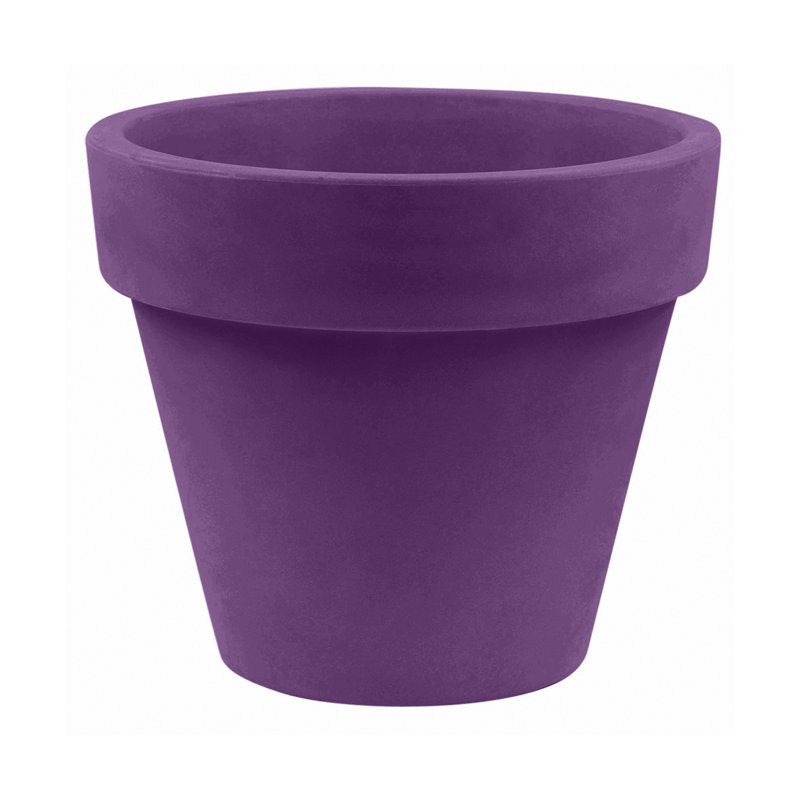 Nano Resin Pot Planter, Taupe, 6.25" H x 7" W x 7" D