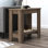 Table de bout avec rangement Weddel Basilico