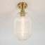 Glass Semi Flush Mount