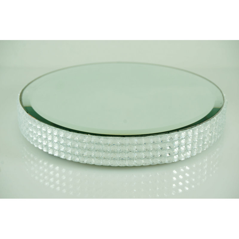 Plat de table, H 5,25 po x l 5,25 po x P 1,25 po