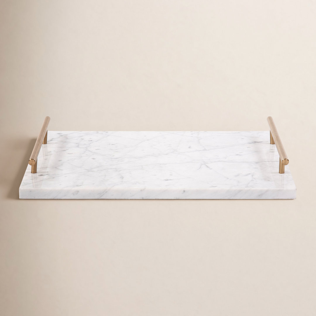 Fairfield Marble Tray Birch Lane™