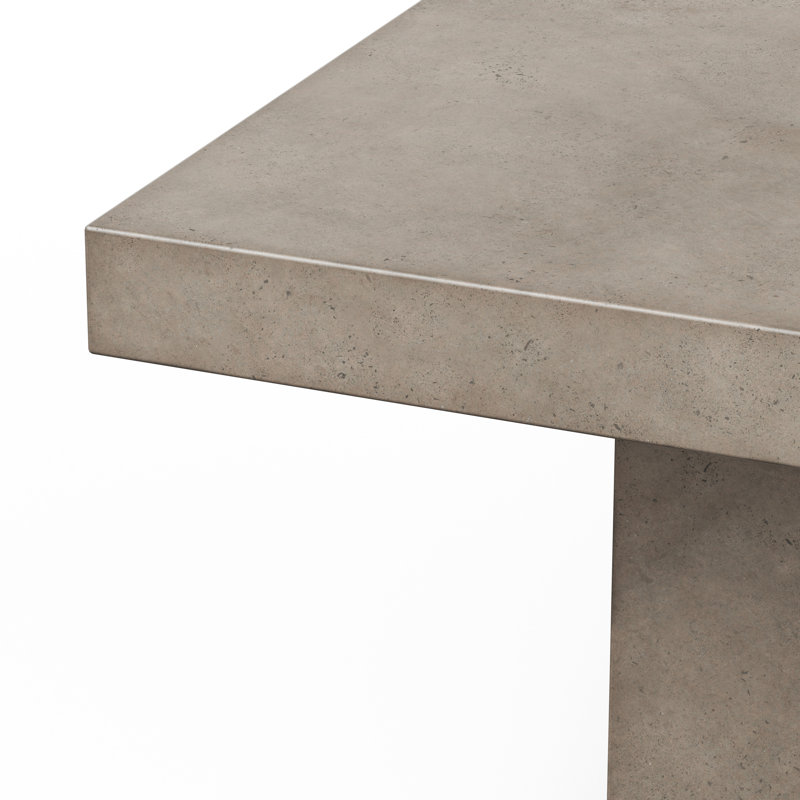 Table de salle à manger Kareen, Gris foncé, L 82,75 po x l 39,25 po, Table standard (hauteur de 30,5 po)