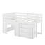 Lit mezzanine simple avec armoire et tablette-496998088