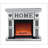 W 46" X D 12.6 X H 41 " Acrylic diamond mirror fireplace cabinet, TV fireplace cabinet