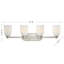 Luminaire de meuble-lavabo 4 lumières en nickel satiné-129437233-129437234