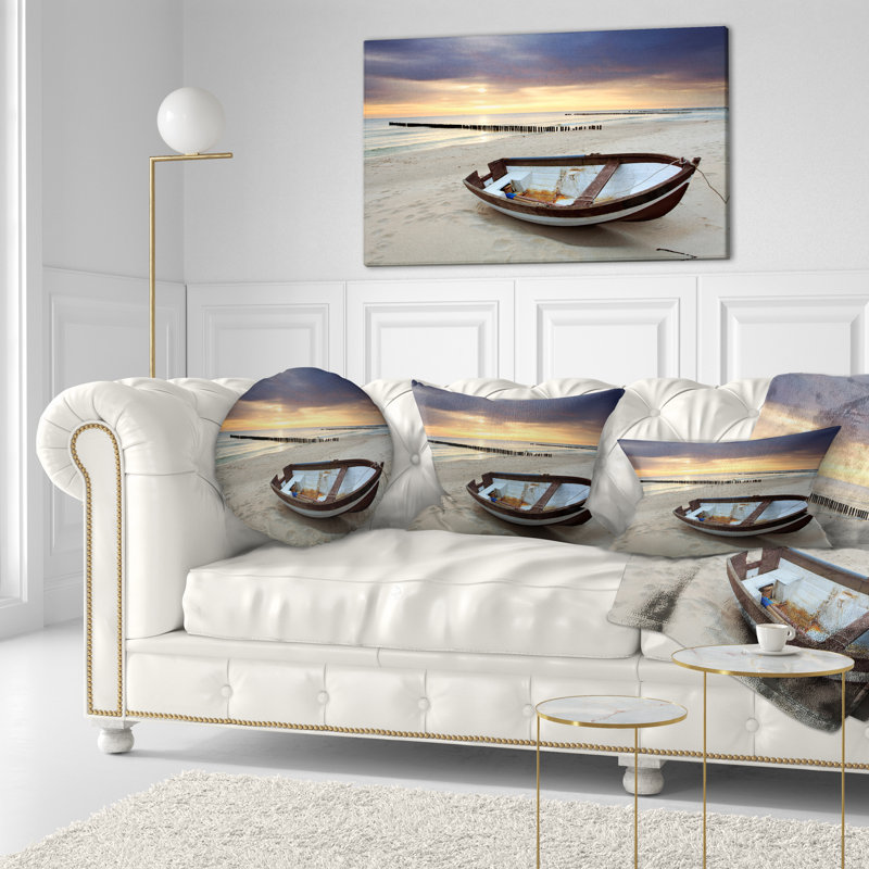Coussin lombaire en mer de plage magnifique