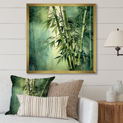Bamboo Forest Intesed Field I - Bamboo Canvas Wall Art_106663